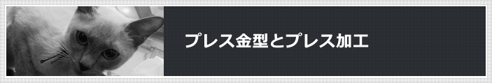 プレス金型とプレス加工